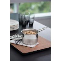 Caldeirão Professional Em Aço Inox Fundo Triplo Com Tampa Plana Detalhe Satinado E Cabo 1 - 3