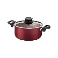 Caçarola Paris Antiaderente Starflon Max Vermelho Com Tampa De Vidro 18 Cm 2,1 L - 1