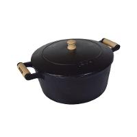 Caçarola De Ferro 2 Alças Com Tampa De Ferro - 3,5 Lt. - 1