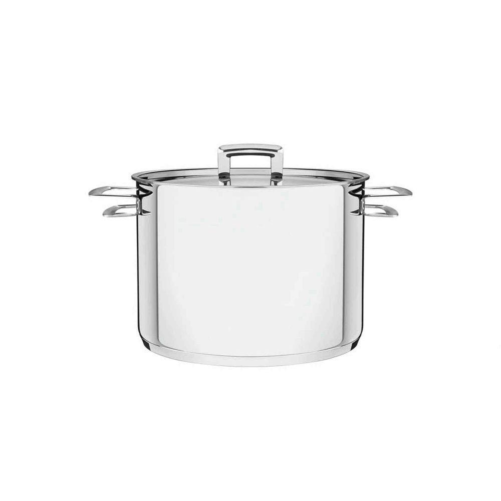 Caldeirão Brava Tramontina Em Aço Inox Fundo Triplo Com Tampa Plana E Alças 20 Cm 4,6 L Tramontina - 1