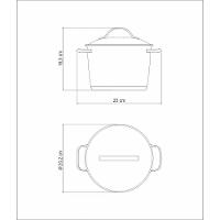 Caldeirão Tramontina Allegra Em Aço Inox Com Fundo Triplo 18 Cm 3 L Tramontina - 7