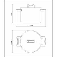Caldeirão Tramontina Brava Em Aço Inox Fundo Triplo Com Tampa Plana E Alças 24 Cm 7,7 L Tramontina - 5