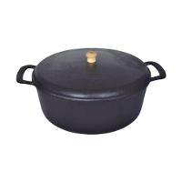 Caçarola Alça Fixa E Tampa De Ferro Fundido 36cm - 1