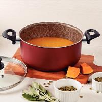 Caçarola Paris Alumínio Antiaderente Vermelho 18cm 2,1l Patv1 - Tramontina 20520718 - 2