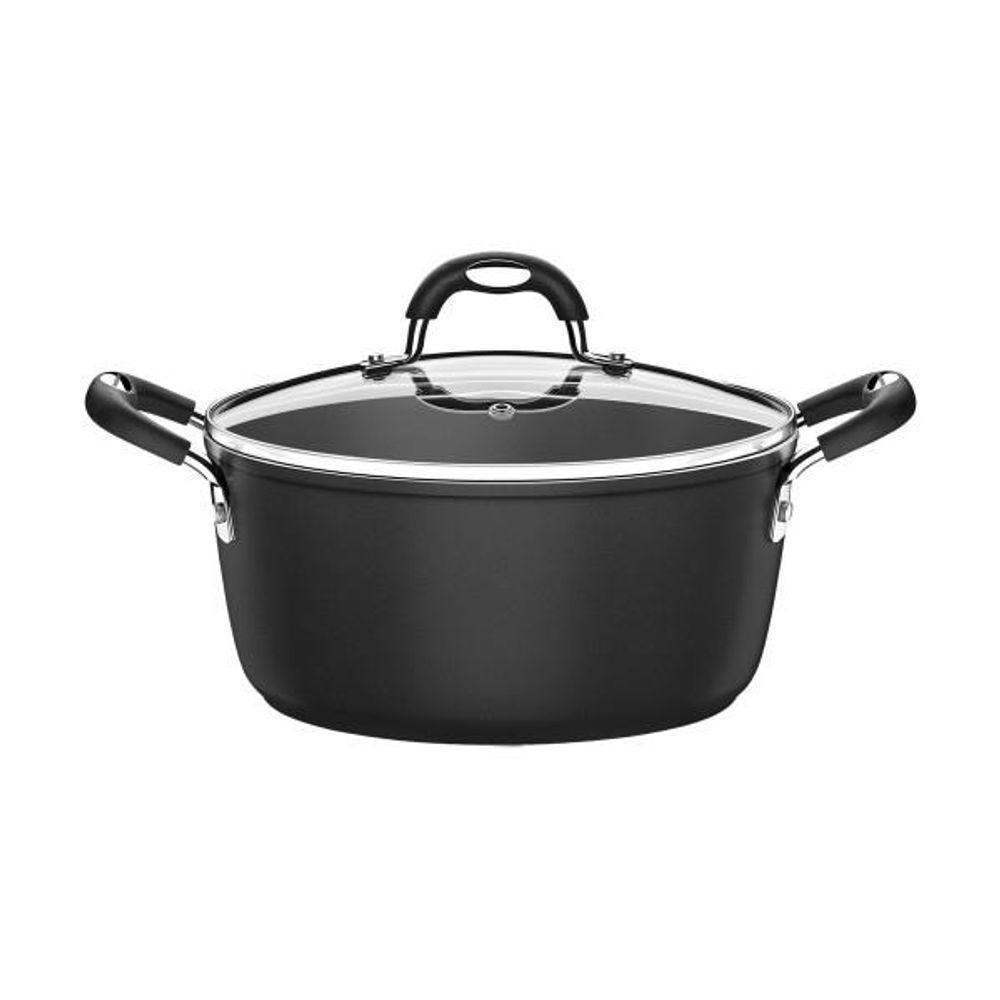 Caçarola Mônaco Em Alumínio Com Revestimento Interno E Externo Antiaderente Starflon Premium Preto - 1