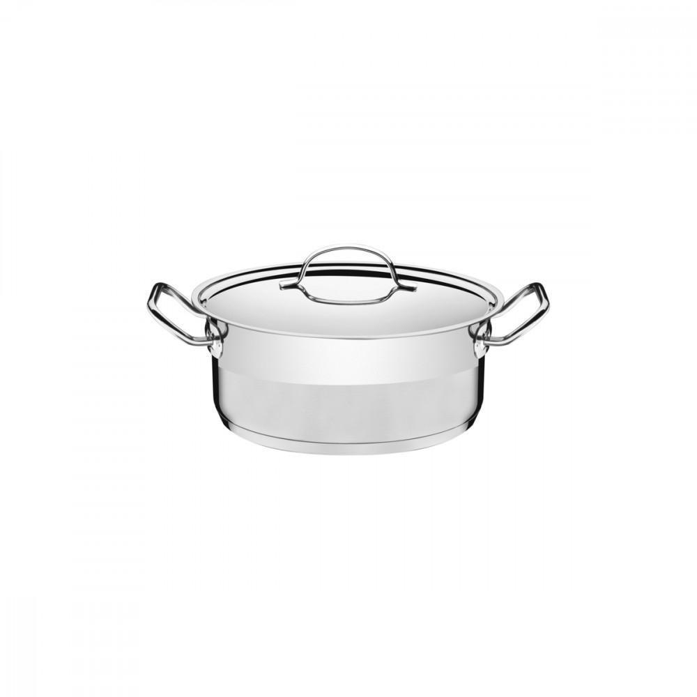 Caçarola Rasa Inox Fundo Triplo 16cm 1,4 L - 3
