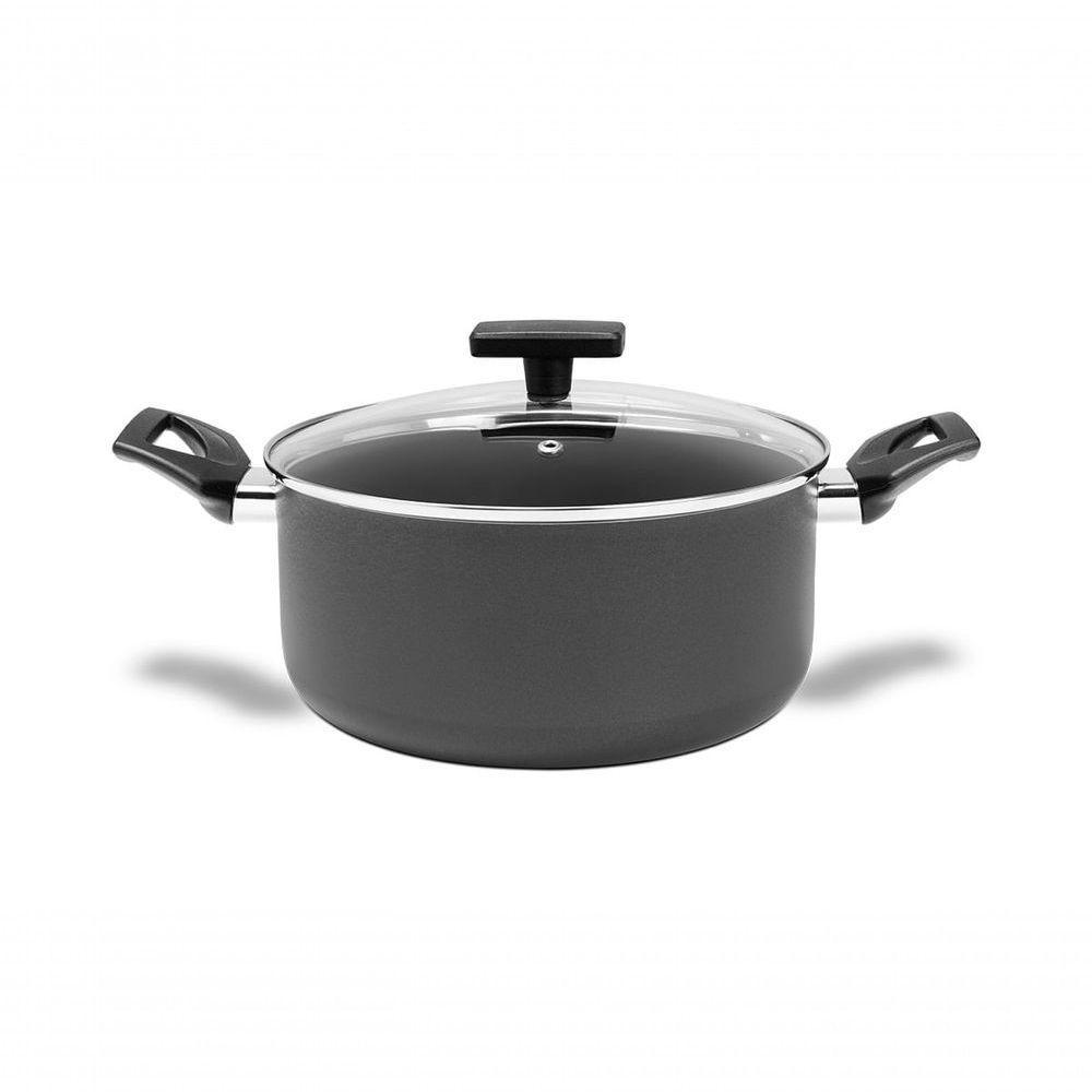 Caçarola Com Tampa 24 Cm 4,7 L Revestimento Antiaderente Mineral Resist Cor Cinza - 1