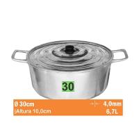 Cacarola Aluminio Batido Nr 30 Aluminio Jalice 1-01-30 - 1