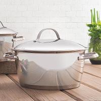 Caçarola Funda Allegra Aço Inox Fundo Triplo Fogões De Indução 18 Cm 2,2l - Tramontina 62654181 - 2