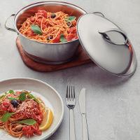 Conjunto De Caçarolas Allegra Inox 2 Peças Fundo Triplo 18 E 22 Cm - Tramontina - 2