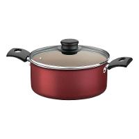Caçarola Turim Alumínio Antiaderente Vermelho 20cm 2,8l Ptv2 - Tramontina 20261720 - 1