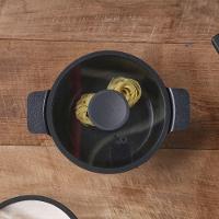 Caçarola 20Cm Neoflam Vulkan Aluminio Injetado Indução Preto - 3