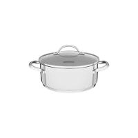 Caçarola Rasa Una Inox Com Fundo Triplo 16cm 1,4 L - 1