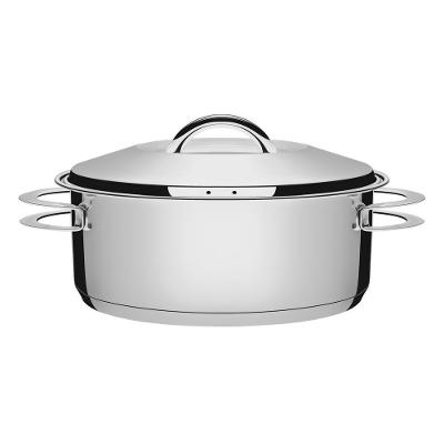 Caçarola Rasa Inox 6,5 Litros Solar - Tramontina