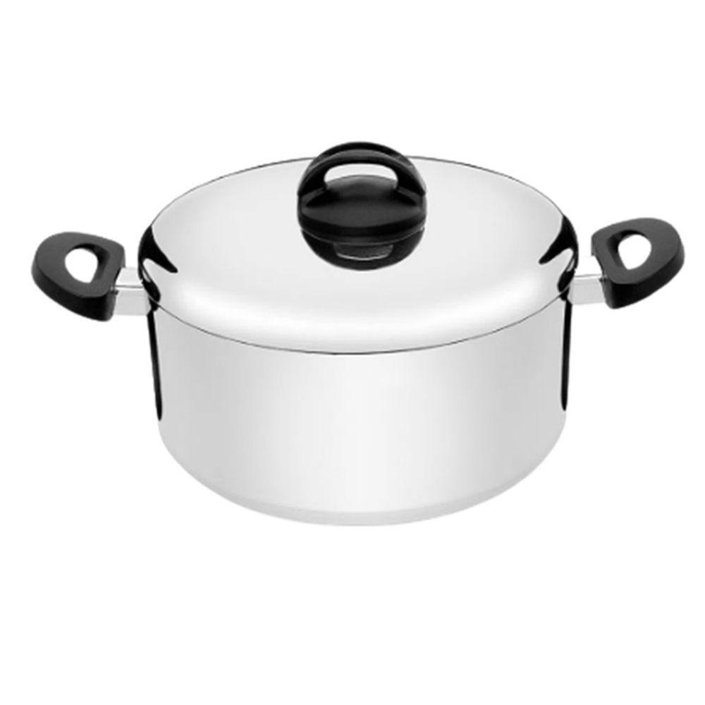 Panela De Aluminio Polido Caçarola 5,2 Litros Aluminiu - 1