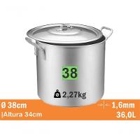 Caldeirao Standard Nr 38 36L Real 9738 - 1