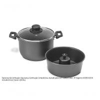 Jogo Caçarola Forma Pudim Banho Maria 02 Pcs Multiflon 54224 - 2