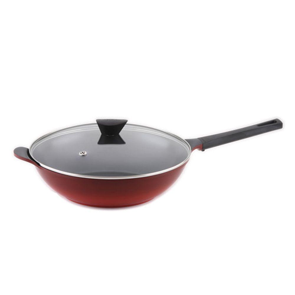 Frigideira Wok 34Cm/6,1L Injetado Com Revestimento Ceramico - 1