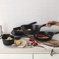 Frigideira Wok 24Cm Neoflam Vulkan Aluminio Injetado Preto - 2