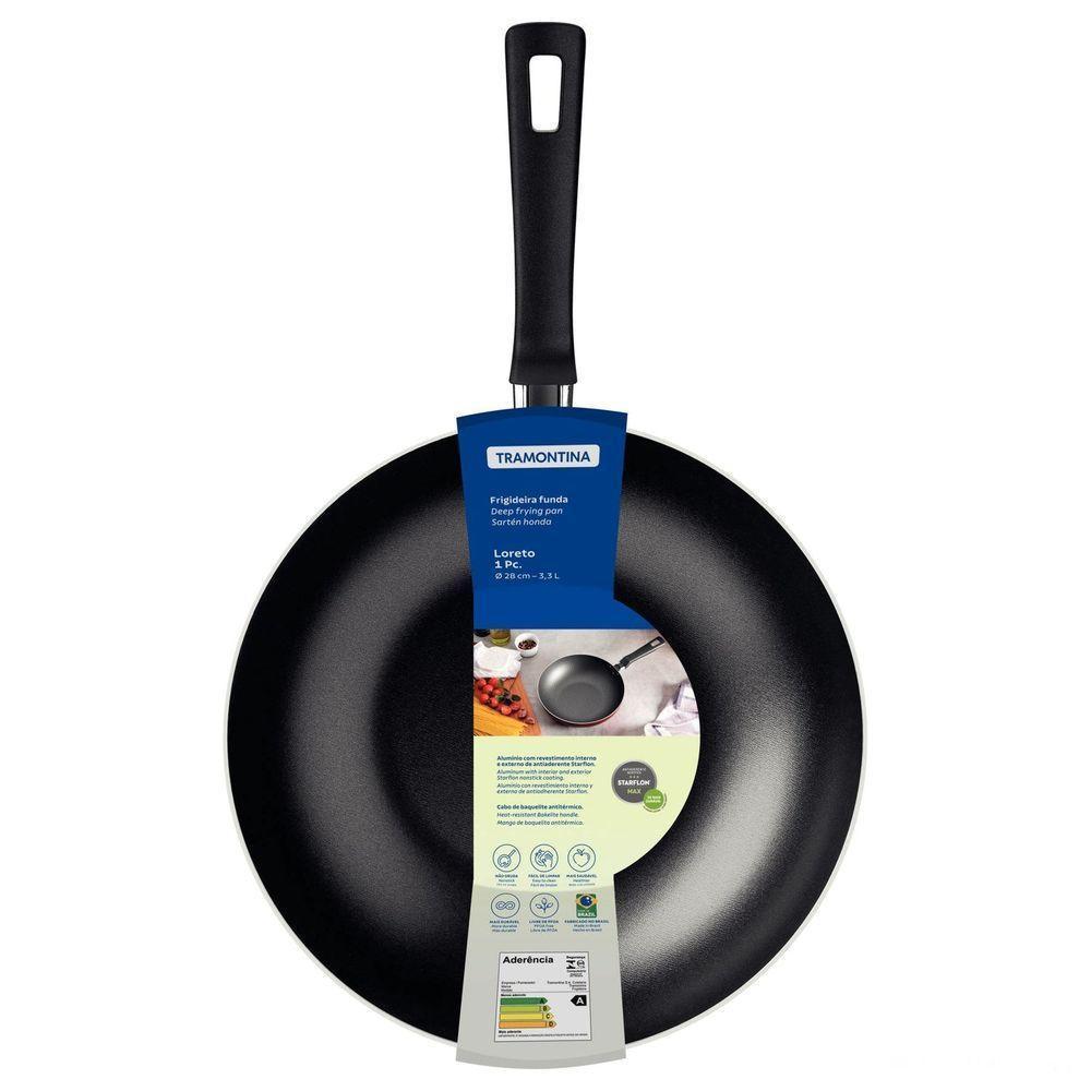 Frigideira Funda Loreto Em Alumínio Com Revestimento Interno E Externo Em Antiaderente St - 4