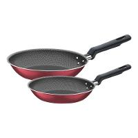 Jogo De Frigideiras Tramontina Loreto Em Alumínio Antiaderente Vermelho 2 Peças 20cm/24cm Tramontina - 1