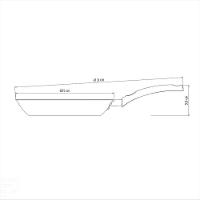 Frigideira Tramontina Turim Em Alumínio Antiaderente Starflon Max Chumbo 24cm 1,4l Tramontina - 2