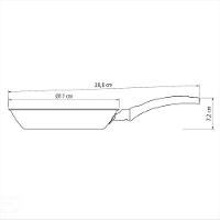 Frigideira Tramontina Turim Em Alumínio Antiaderente Starflon Max Chumbo 16cm 0,4l Tramontina - 2