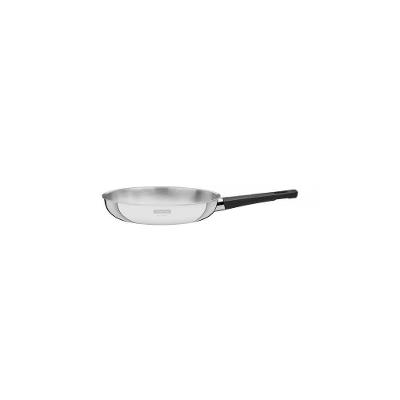 Frigideira Grano Baquelite Em Aço Inox Com Corpo Triplo E Cabo De Baquelite 26 Cm 2,2 L