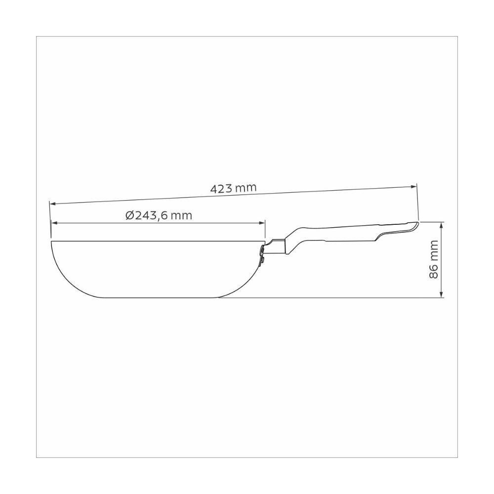 Frigideira Funda Tramontina Loreto Antiaderente Grafite 2 - 6