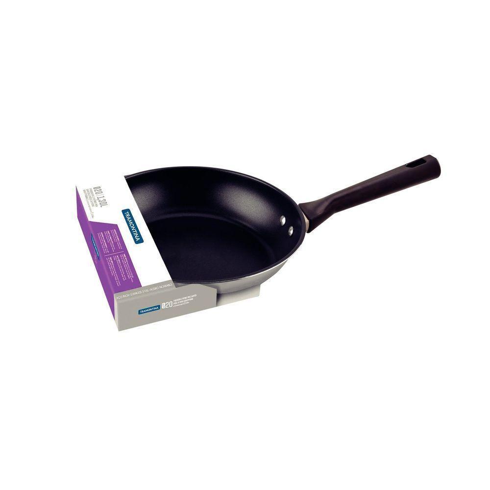 Frigideira Brava Baquelite 20cm 1,3l Em Aço Inox Fundo Triplo Antiaderente E Cabo De Baqu - 7