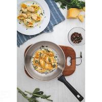 Frigideira Brava Baquelite Em Aço Inox Fundo Triplo Cabo De Baquelite 20 Cm 1,3 L - 2