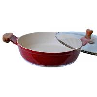 Frigideira Vermelha Antiaderente Marmorizado Javali Am 30cm - 3