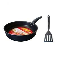 Frigideira Antiaderente Borda Alta 22cm Com Espatula Docesar - 1