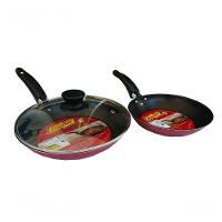 Kit 2 Frigideiras Antiaderente 22cm E 18cm Cereja Docesar - 1