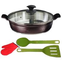 Frigideira Cereja Alumínio Fundido Usinado Tluva 04 30cm - 1