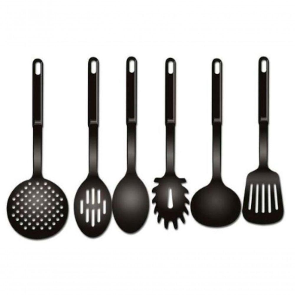 Kit 3 Frigideiras Antiaderentes 18,20,22 + Kit De Utensílios - 1