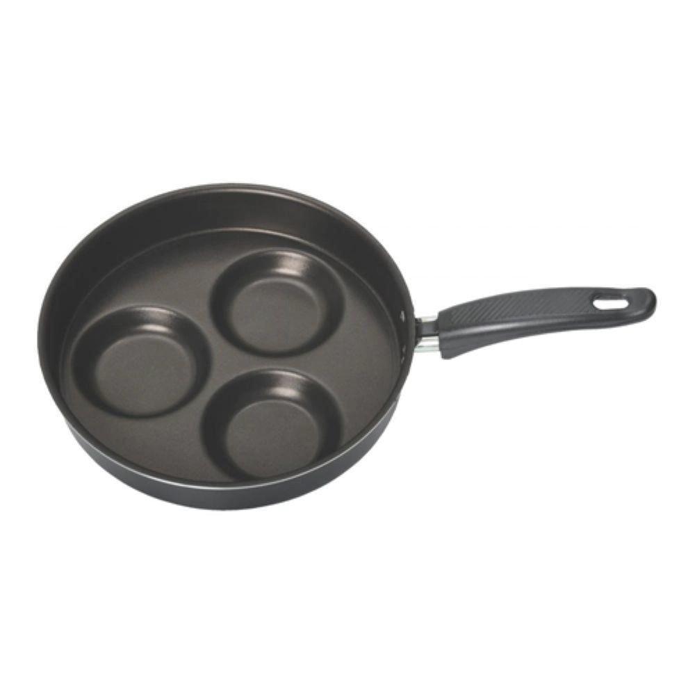 Frigideira Para Ovo Com Tampa Vidro Antiaderente De Teflon - 3