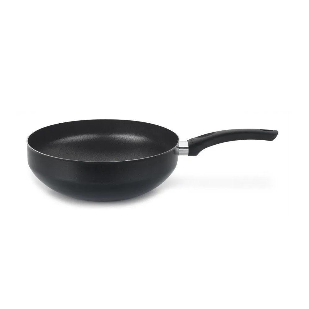 Frigideira Wok Gourmet 3,6l Preta Antiaderente Multiflon - 2