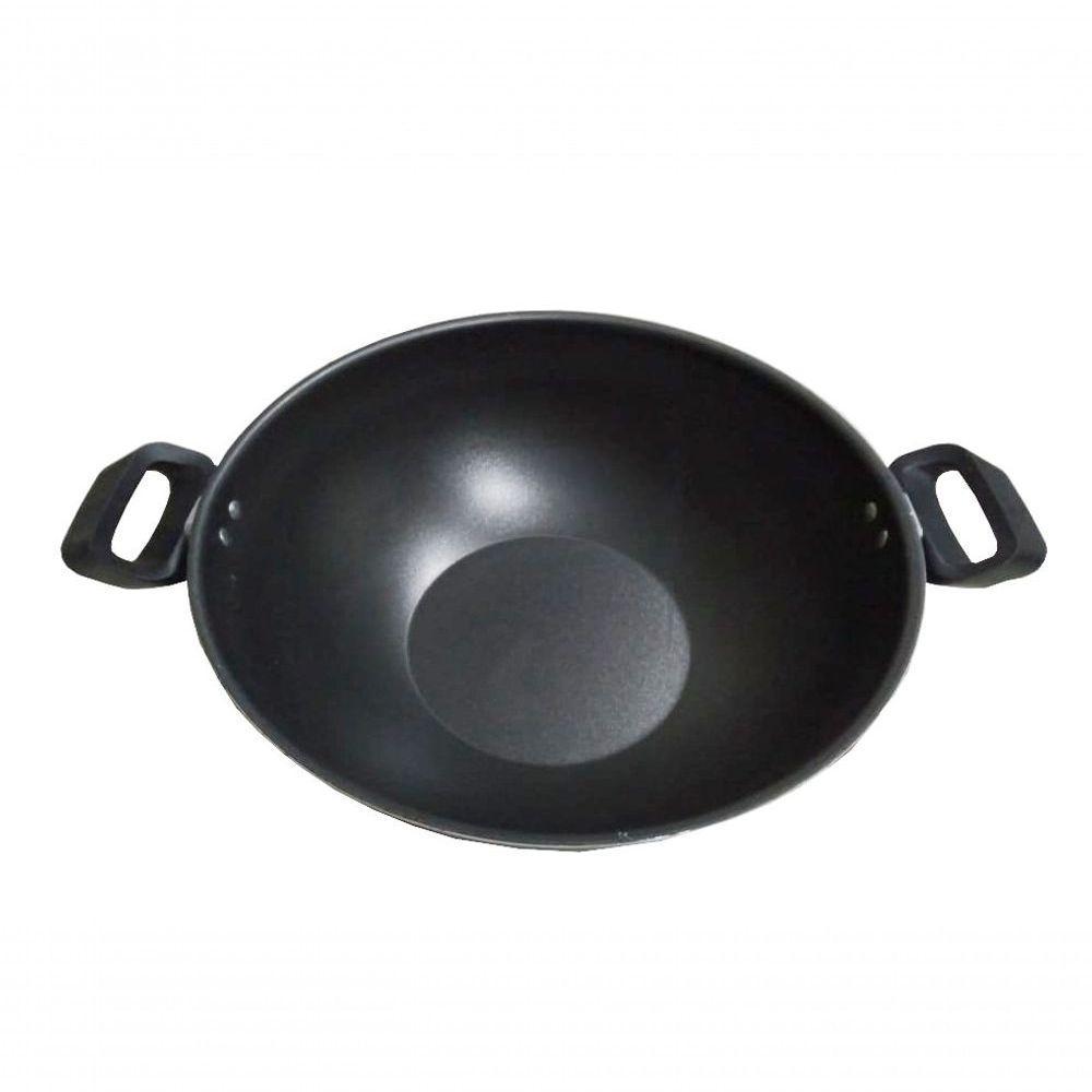Panela Frigideira Wok Antiaderente C/tampa 30cm Grafite Over - 3