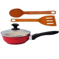 Frigideira Vermelha Antiaderente Marmorizado Talher 05 Cb 16 - 1