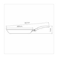 Frigideira Tramontina Turim Aluminio Max Chumbo 28 Cm 2 L - 6