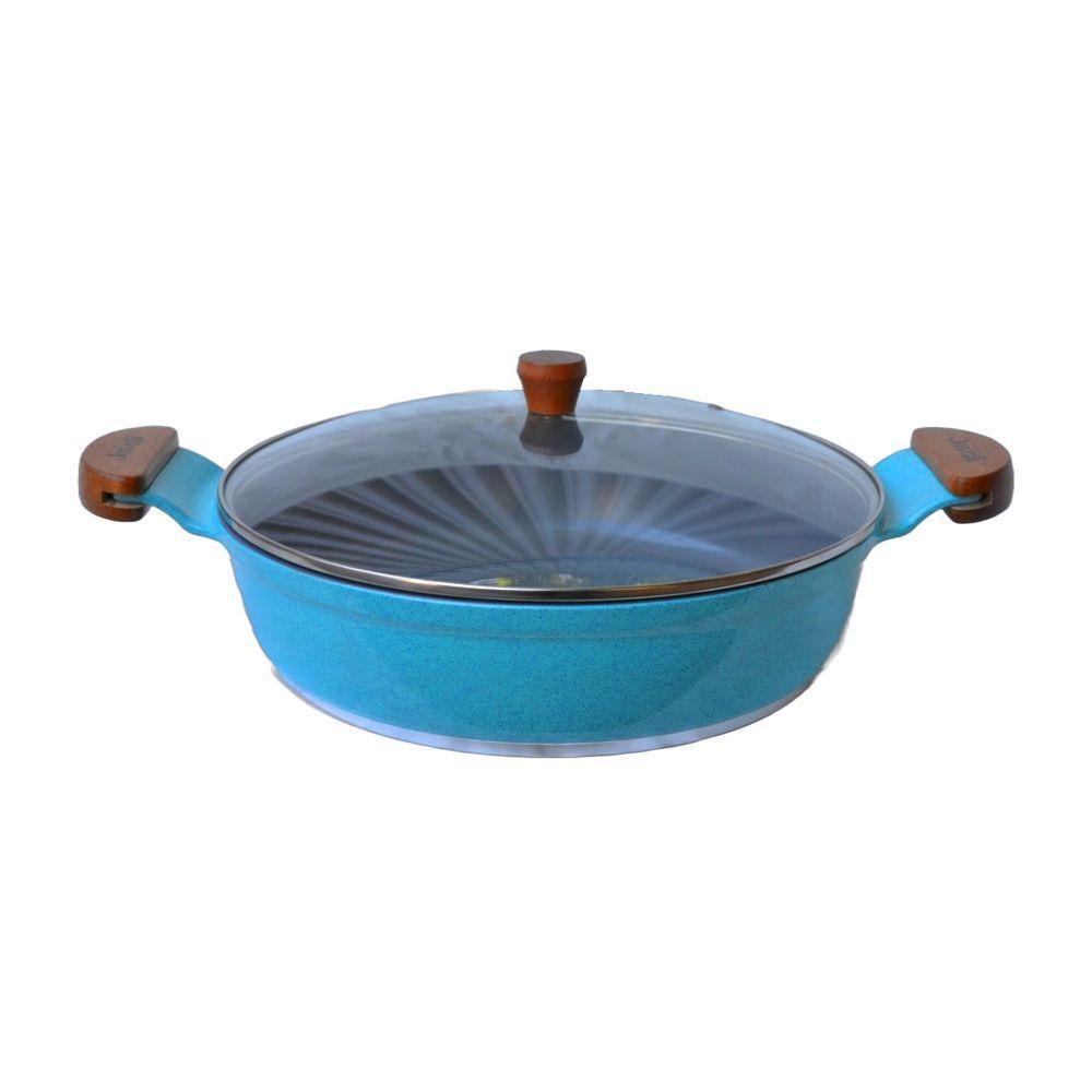 Frigideira Azul Turquesa Antiaderente Cerâmica Javali Am30cm - 1