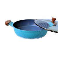 Frigideira Azul Turquesa Antiaderente Cerâmica Javali Am30cm - 5