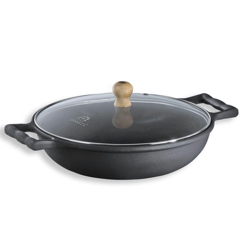 Frigideira Com Alça De Ferro E Tampa De Vidro 2,9 Lts 26 Cm. - 1