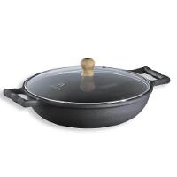 Frigideira Com Alça De Ferro E Tampa De Vidro 2,9 Lts 26 Cm. - 2