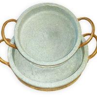 Frigideira Em Pedra Sabão Com Alça De Cobre 16,0 Cm - 2