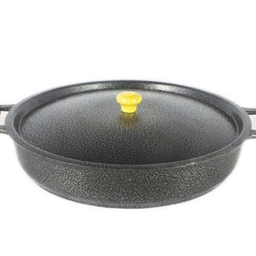 Frigideira Alumínio Fundido Craqueada Alça Meia Lua 36cm - 1