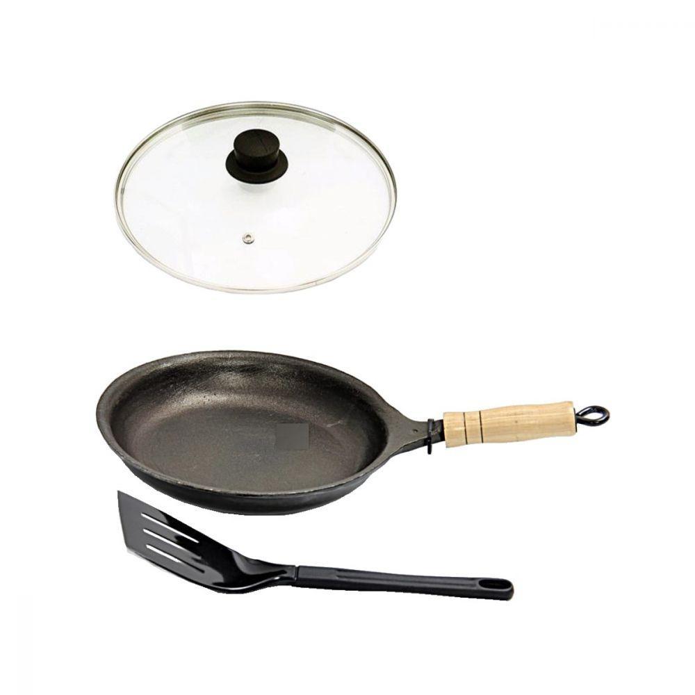 Frigideira Antiaderente Francesa De 22Cm T/V Cabo E Espátula - 1