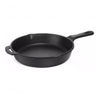 Frigideira Ferro Fundido Com Tampa Vidro E Protetor Térmico - 9