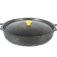 Frigideira Alumínio Fundido Craqueada Alça Meia Lua 40cm - 1